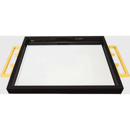 Avondale Tray by Couture Lamps. Made from mdf, mirror, iron in a eclectic & global style.