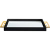 High Gloss Black Lacquer and Gold Leaf