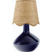Aviara Table Lamp by Livabliss in high gloss. Made from ceramic, rattan, metal in a modern style.