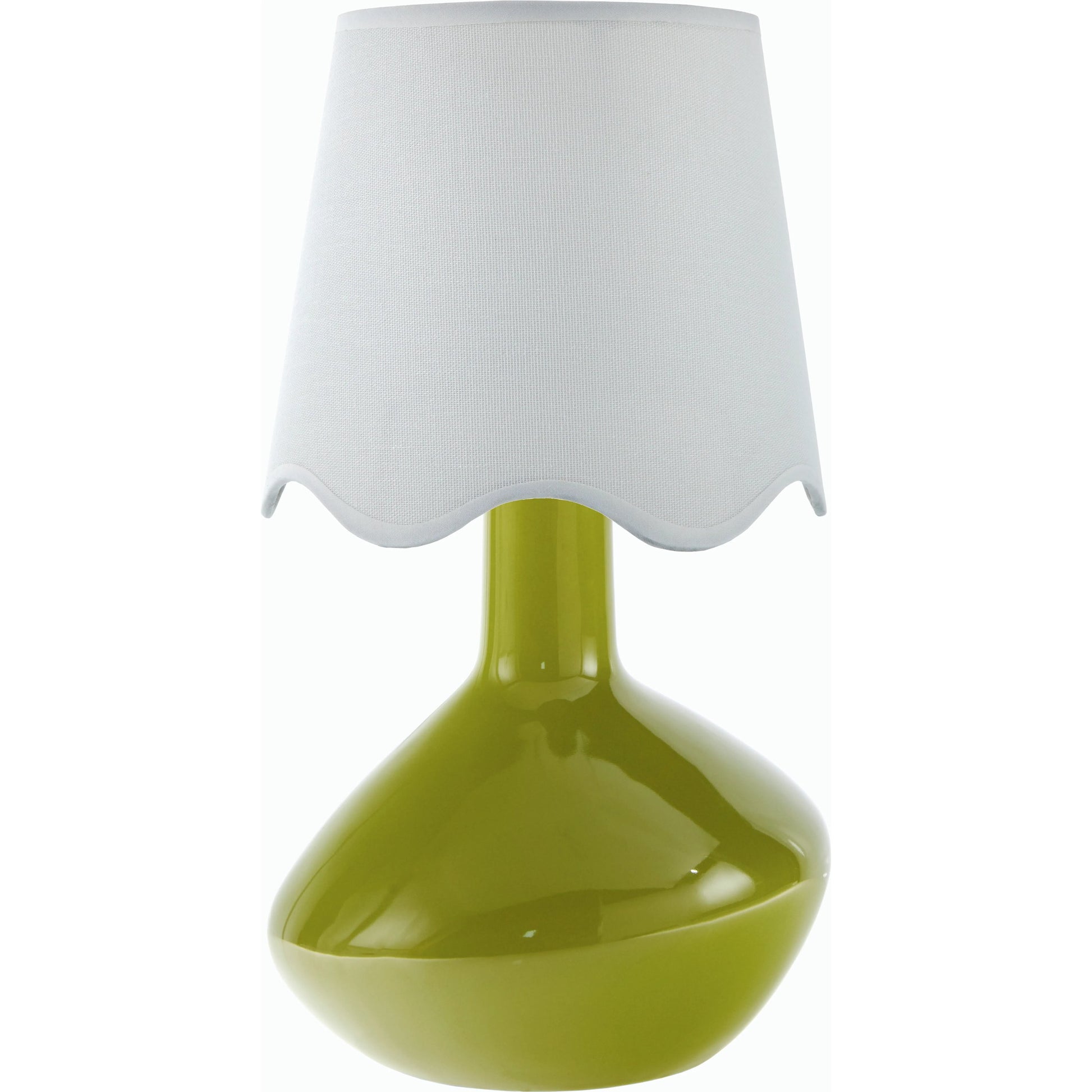 Aviara Table Lamp with White Rattan Shade by Livabliss in high gloss. Made from ceramic, rattan, metal in a modern style.