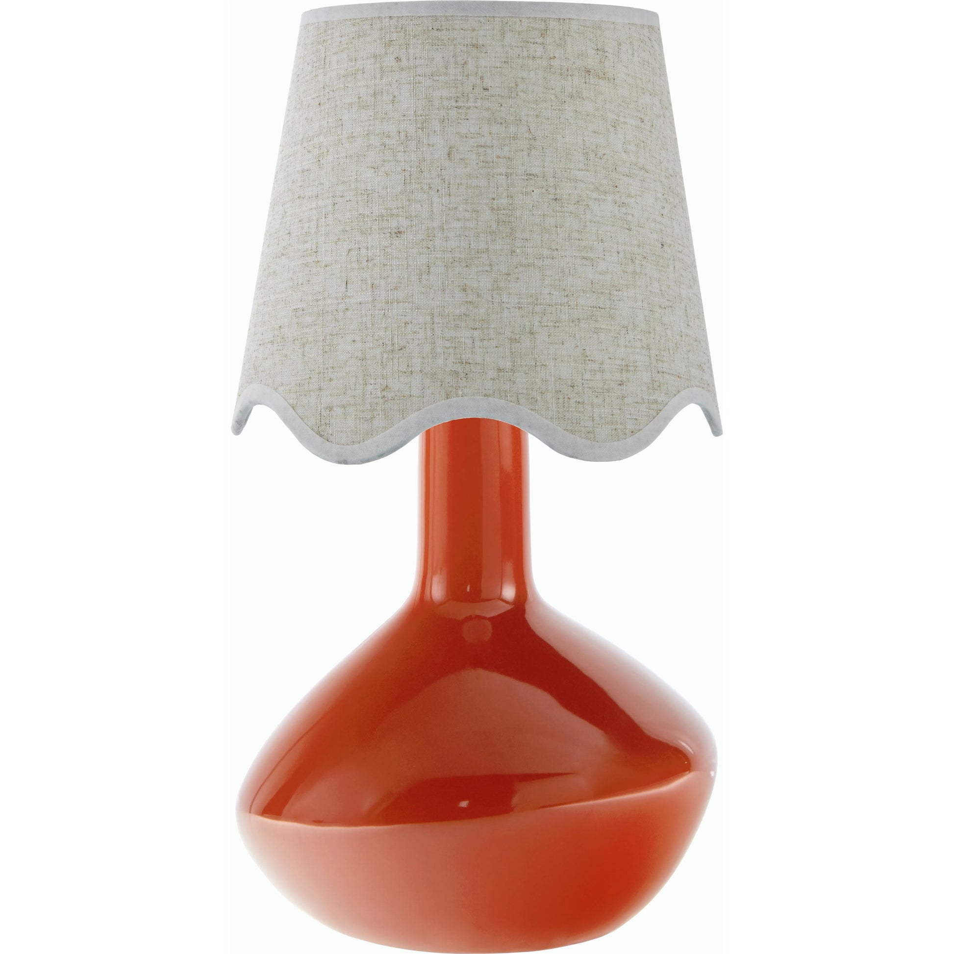 Aviara Table Lamp with White Linen Shade by Livabliss in high gloss. Made from ceramic, rattan, metal in a modern style.