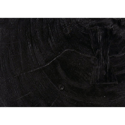 Achebe Side Table by Noir in burnt black. Made from munggur in a modern style.