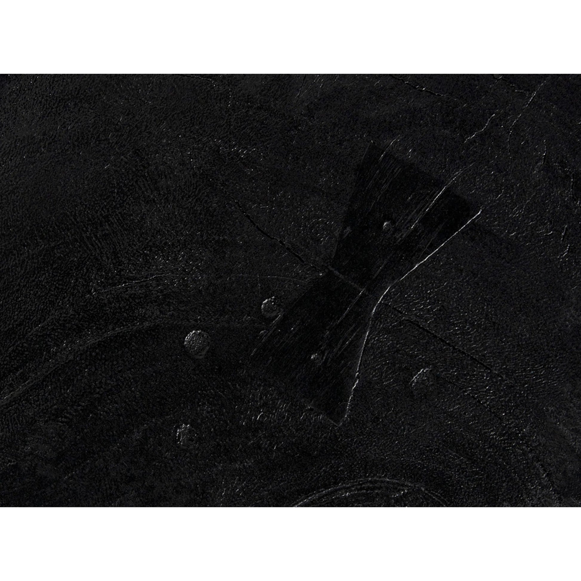 Achebe Side Table by Noir in burnt black. Made from munggur in a modern style.