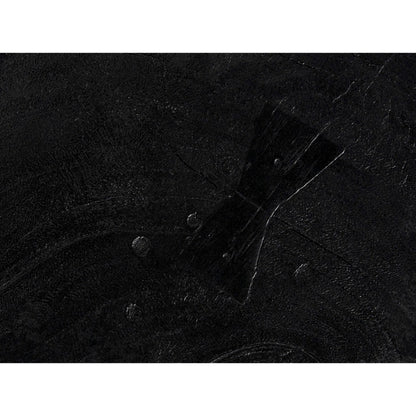 Achebe Side Table by Noir in burnt black. Made from munggur in a modern style.