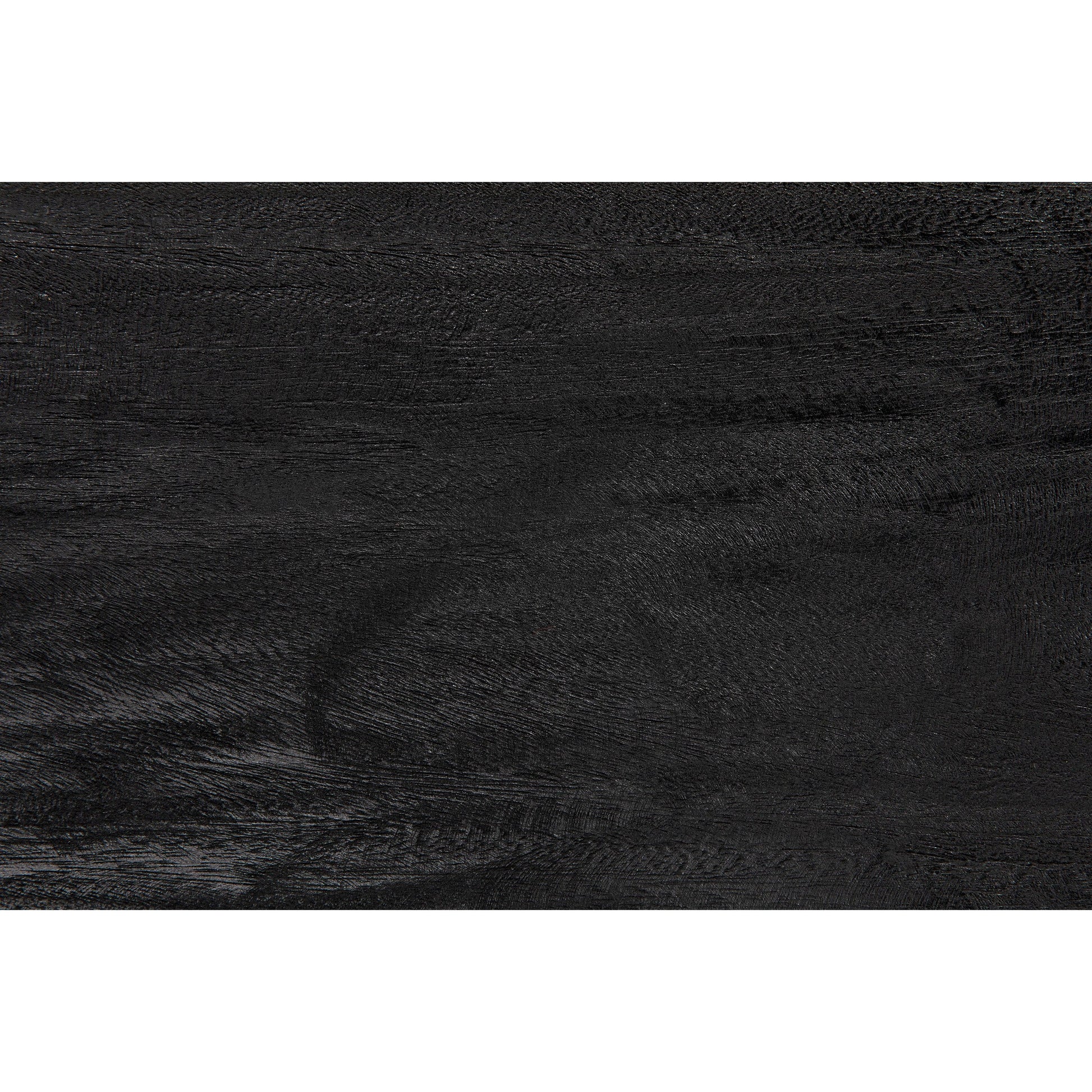 Alpha by Noir in burnt black. Made from munggur and industrial steel in a modern style.