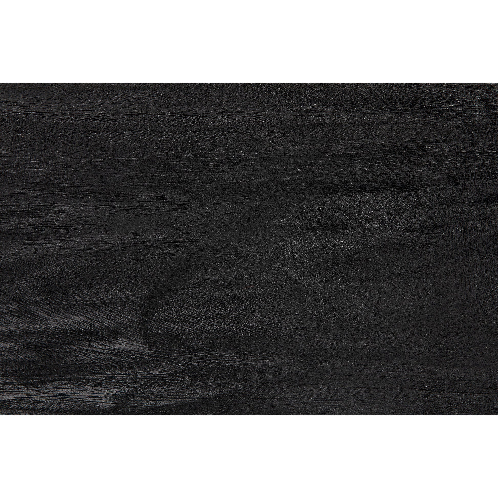 Alpha by Noir in burnt black. Made from munggur and industrial steel in a modern style.