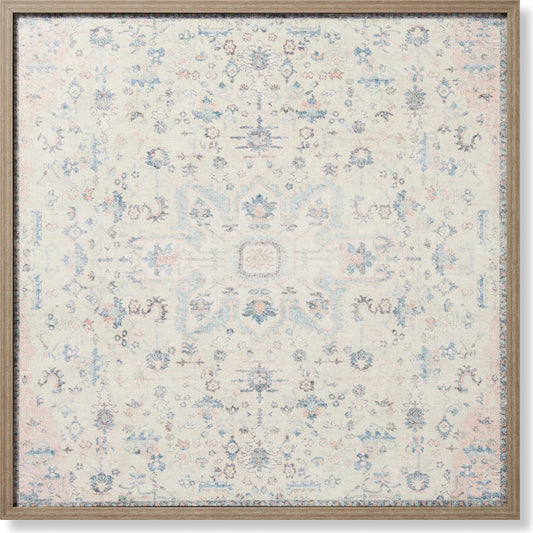 Elois Wall Decor by Loloi in pink, ivory. Made from 100% polyester in a unique style.