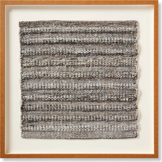 Traipse Wall Art by Loloi in black, ivory. Made from wool in a modern style.