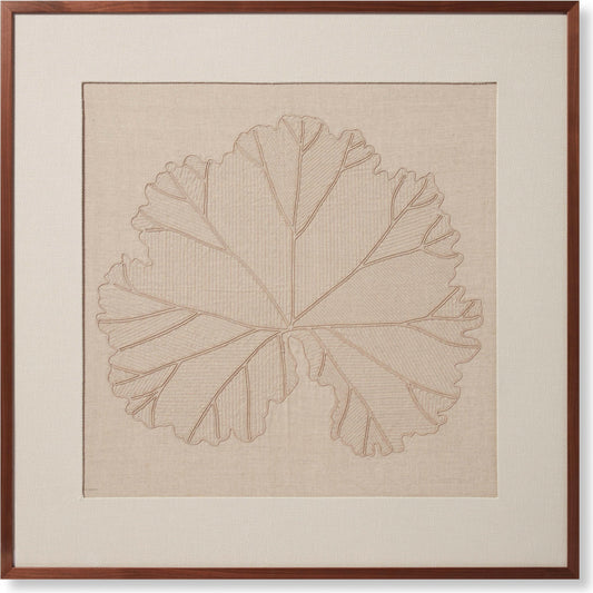 Water Lily Wall Art by Loloi in natural, beige. Made from cotton in a modern style.