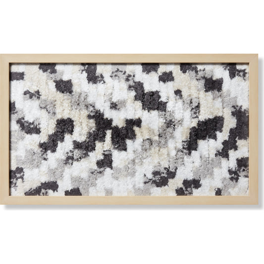 Bazaar Wall Art by Loloi in grey, ivory. Made from polyester in a modern style.