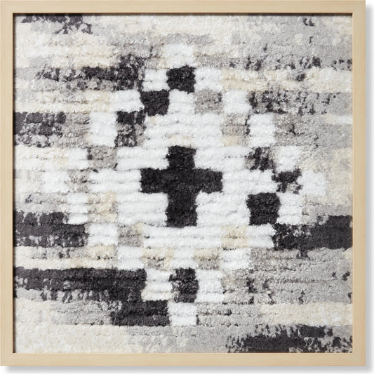 Fete Wall Art by Loloi in grey, ivory. Made from polyester in a modern style.
