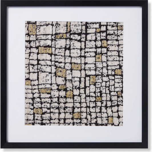 Sandglass Wall Art by Loloi in multi, ivory. Made from polyester in a modern style.