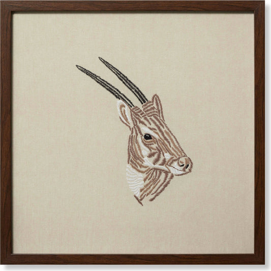 Saola Wall Art by Loloi in beige, ivory. Made from cotton in a modern style.