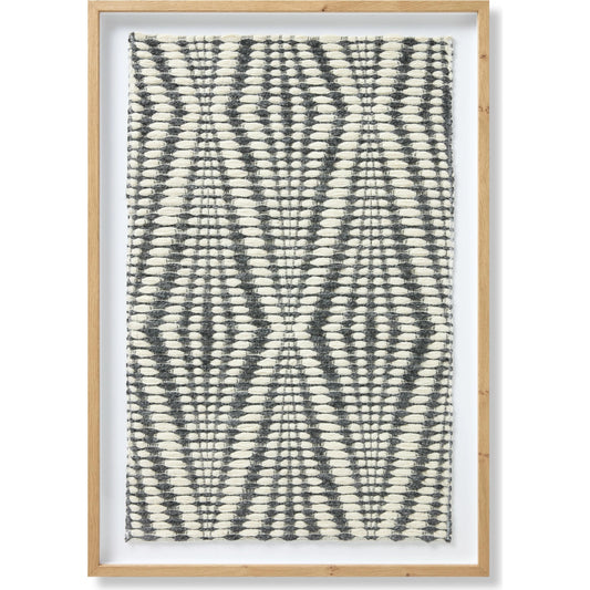Skylift Wall Art by Loloi in ivory, multi. Made from 50% wool / 50% polyester in a modern style.
