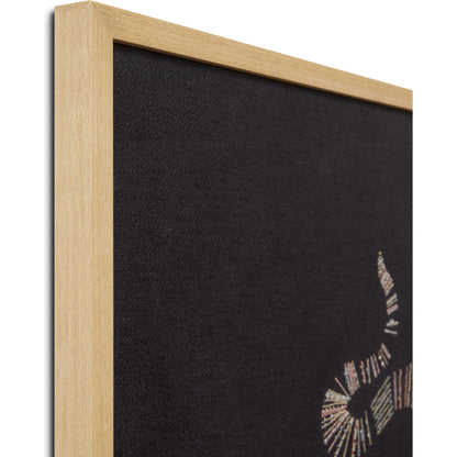 Snake Eyes Wall Art by Loloi in black, beige. Made from cotton in a modern style.