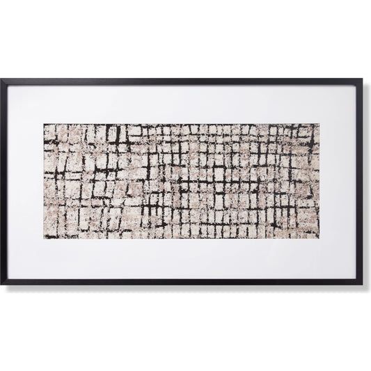 Glass House Wall Art by Loloi in multi, ivory. Made from polyester in a modern style.