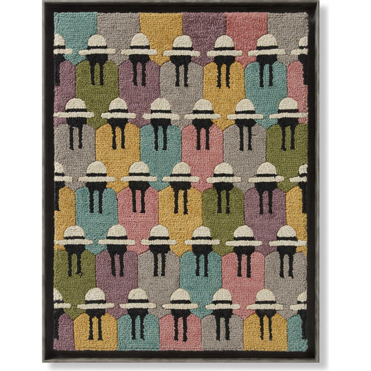 Andes Ladies Wall Art by Loloi in multi, black. Made from 100% wool in a eclectic & global style.