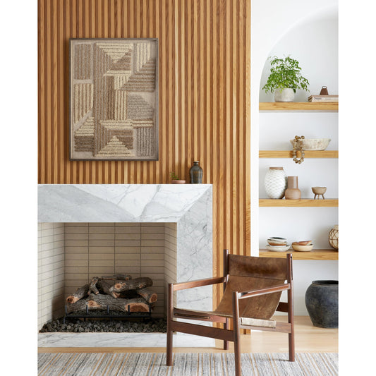 Legendary Wall Art by Loloi in grey, ivory. Made from 100% wool in a modern style.