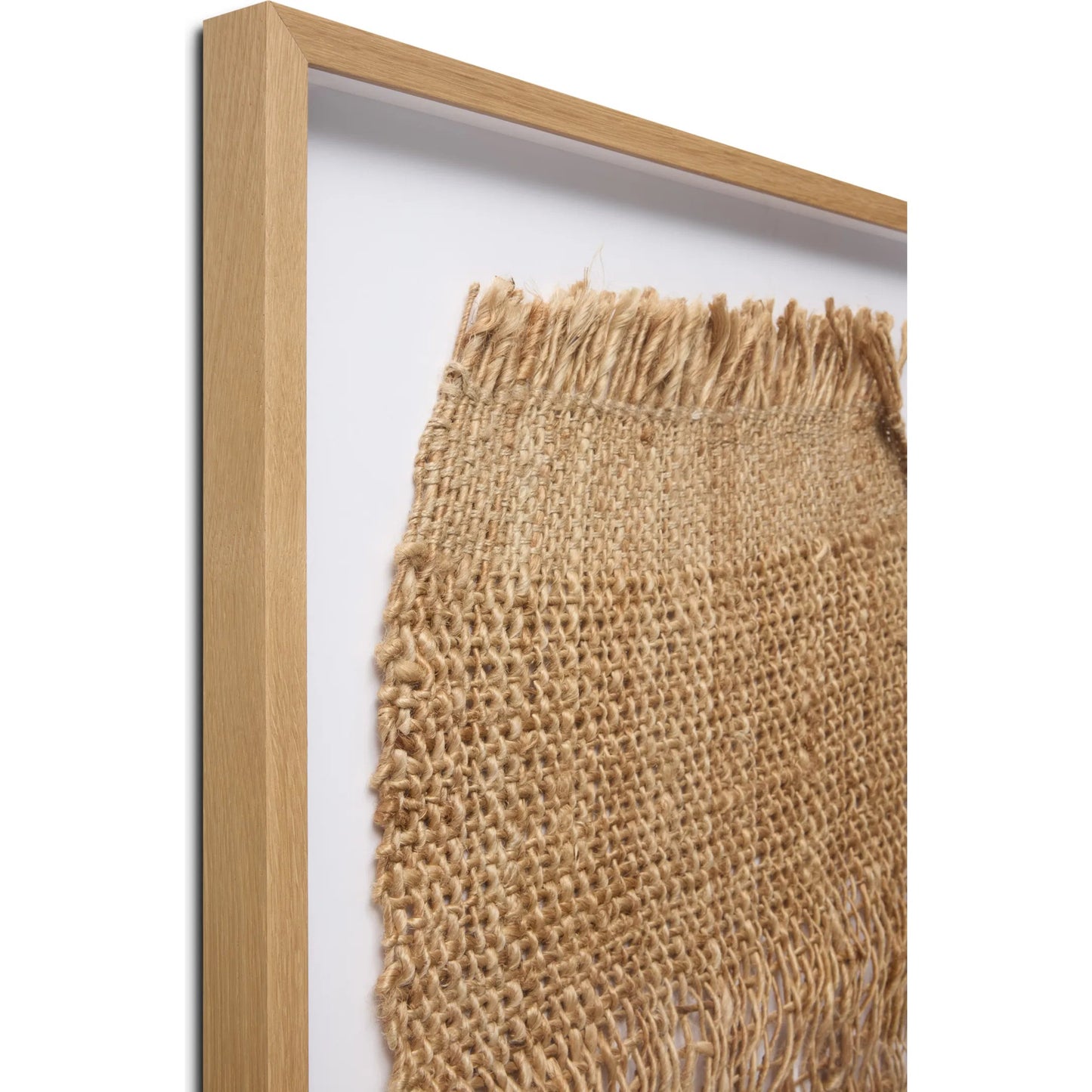 002 SI-2352443 | Closeup | Thatch Wall Decor by Loloi in taupe, ivory. Made from jute in a rustic style.