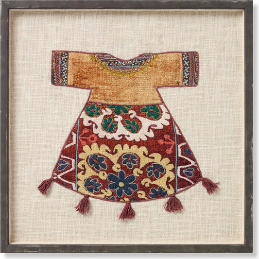 Alborz Wall Art by Loloi in yellow, multi. Made from cotton in a unique style.