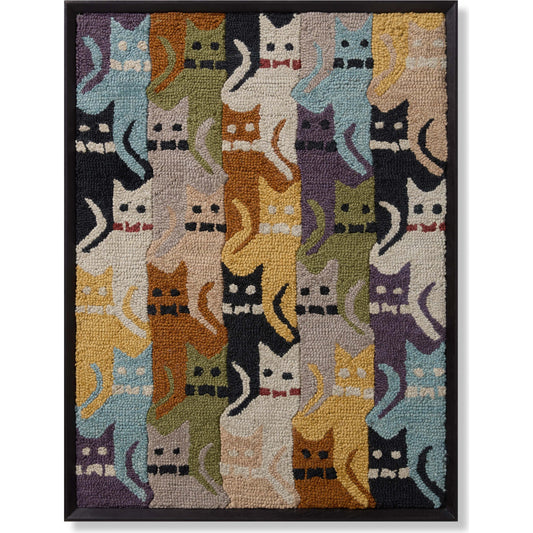 Duchess Wall Art by Loloi in multi, blue. Made from 100% wool in a modern style.