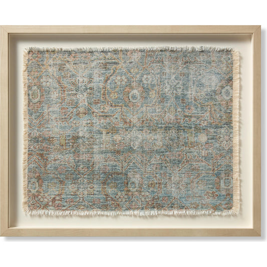 Gatlinburg Wall Art by Loloi in blue, rust. Made from cotton / polyester in a modern style.