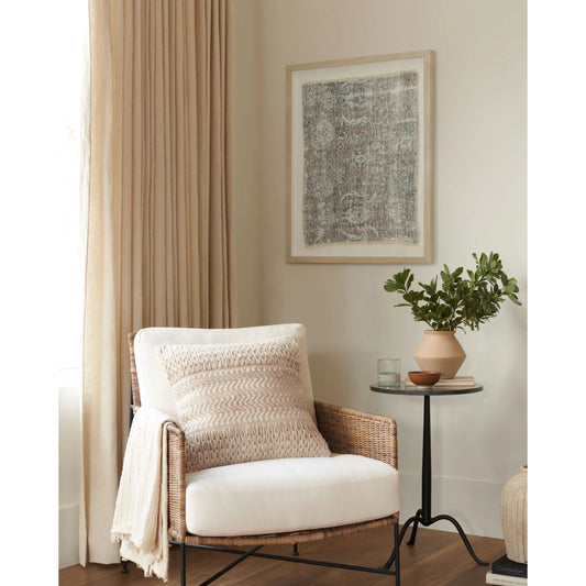 Salem Wall Art by Loloi in ivory, brown. Made from cotton / polyester in a modern style.