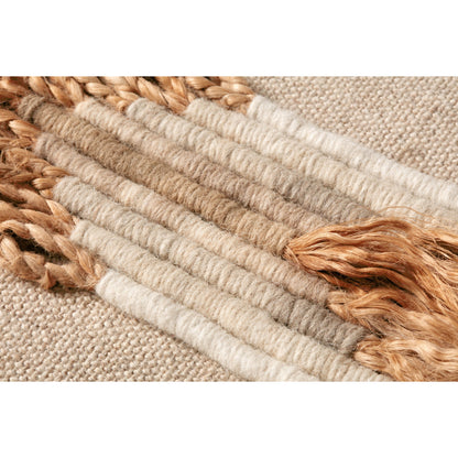 Michelle Wall Art by Loloi in beige, ivory. Made from wool, jute in a modern style.