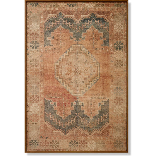 Genev Wall Decor by Loloi in brown, rust. Made from cotton, polyester in a unique style.