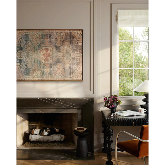 Saint Wall Decor by Loloi in gold, multi. Made from cotton, polyester in a unique style.