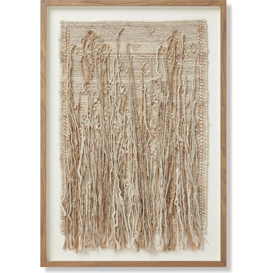 Natfa Wall Decor by Loloi in beige, ivory. Made from 100% jute in a unique style.
