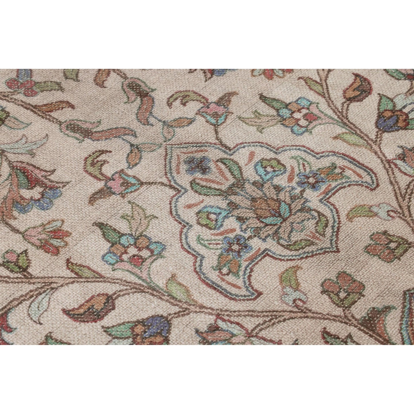 004 SI-2527295 | Closeup | Rug Map Primary Wall Decor by Loloi in multi. Made from polyester, cotton, wool in a traditional style.