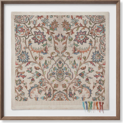 Rug Map Primary Wall Decor by Loloi in multi. Made from polyester, cotton, wool in a traditional style.