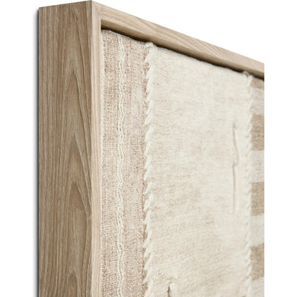 Patchwork A Wall Decor by Loloi in beige, brown. Made from polyester, cotton, wool in a rustic style.
