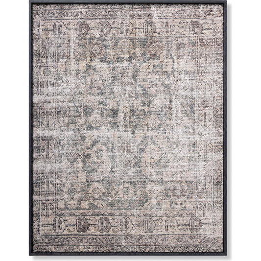 Dunav Wall Decor by Loloi in green, multi. Made from polyester, chenille in a unique style.