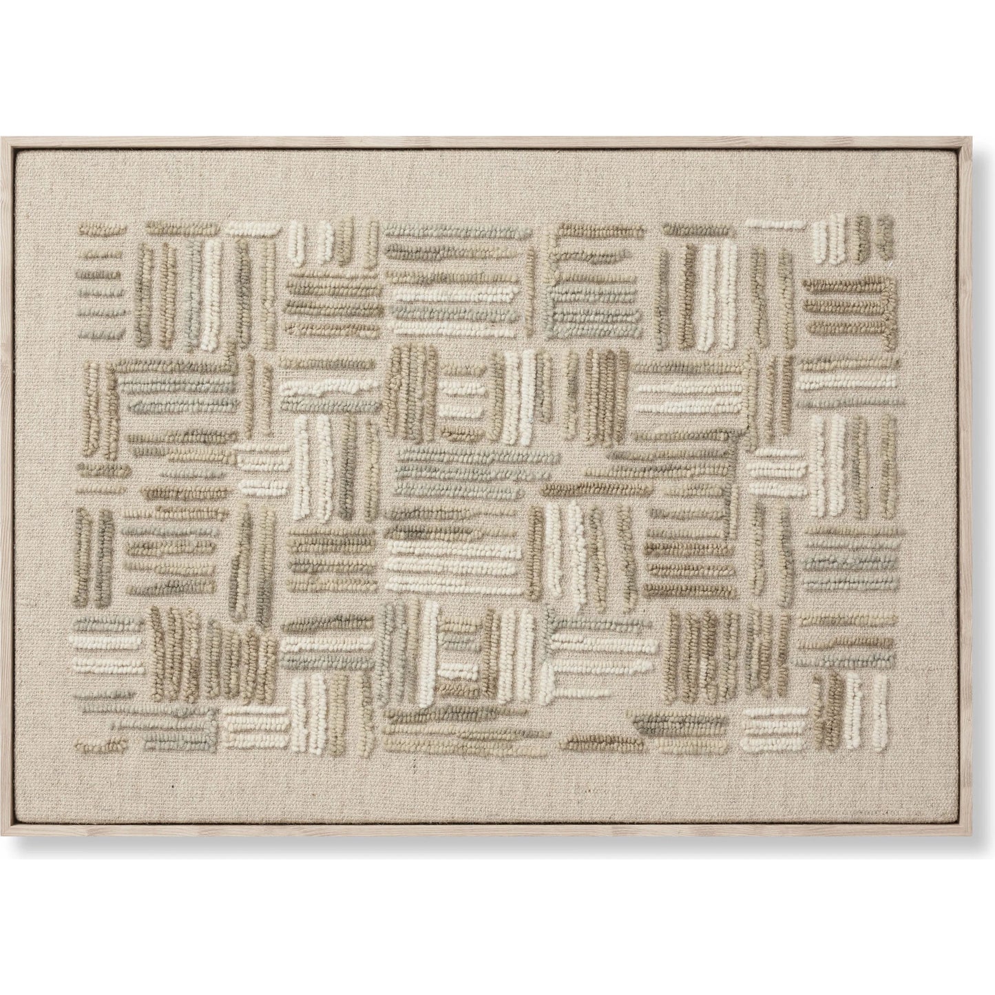 001 SI-2527269 | Primary Silo | Perplexed Wall Decor by Loloi in green, ivory. Made from 100% wool in a rustic style.