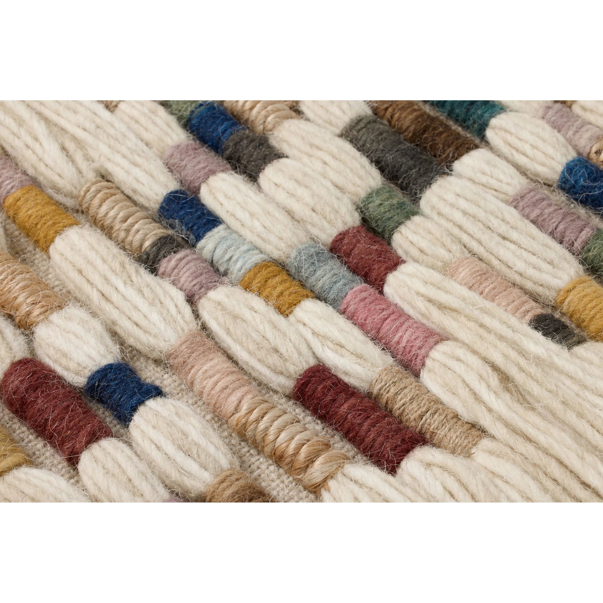 Newap Wall Decor by Loloi in multi. Made from 100% wool in a rustic style.