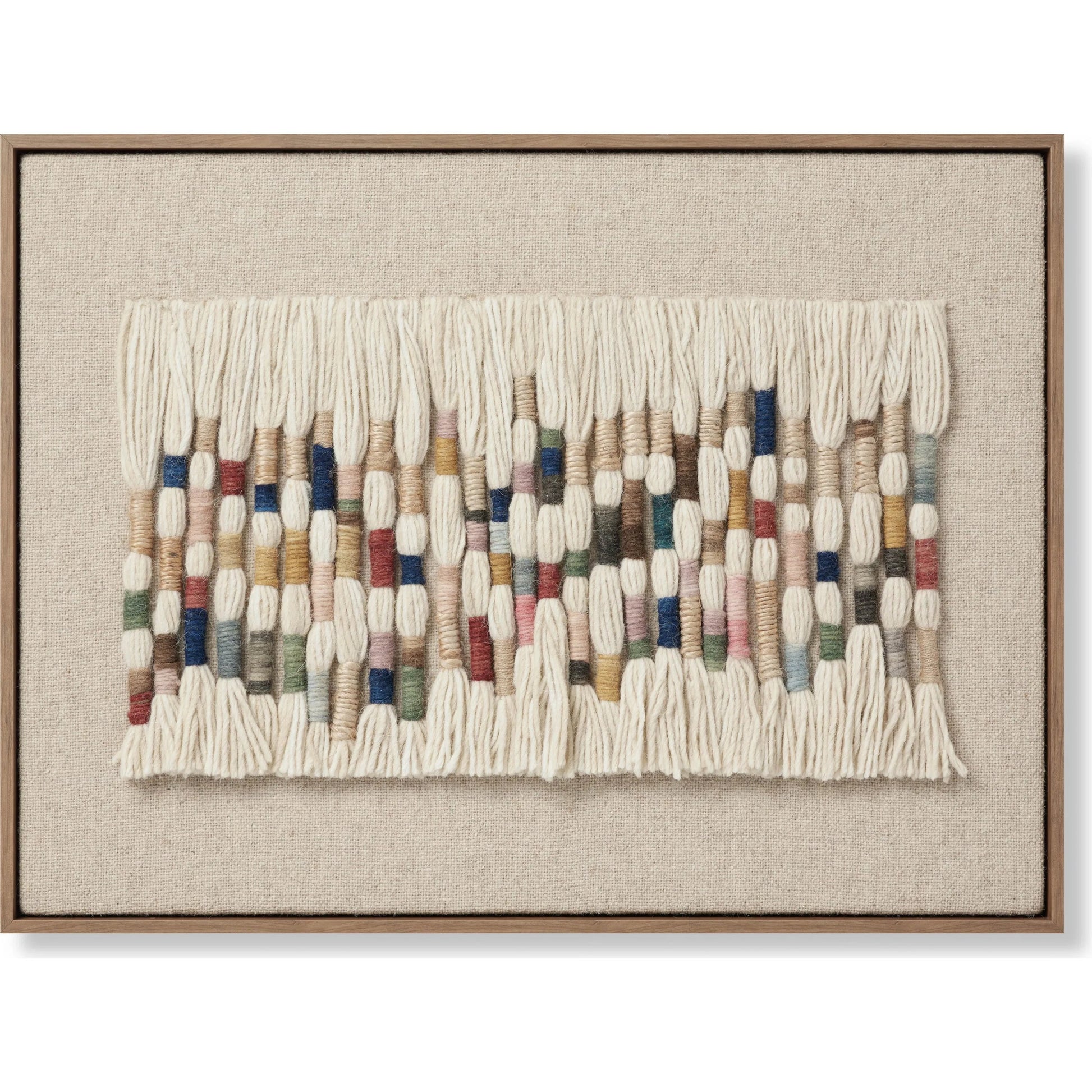Newap Wall Decor by Loloi in multi. Made from 100% wool in a rustic style.