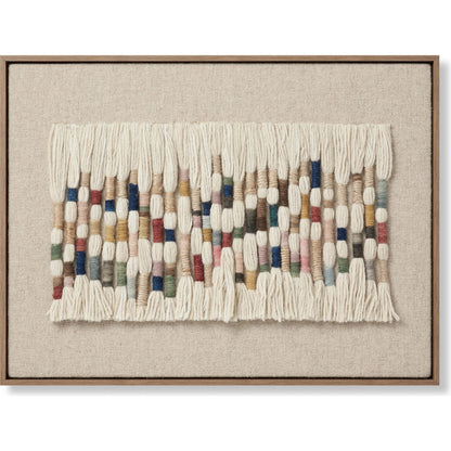 Newap Wall Decor by Loloi in multi. Made from 100% wool in a rustic style.