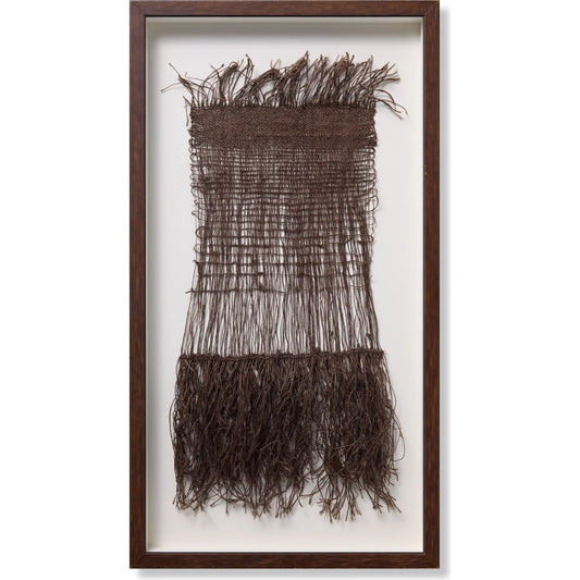 Vicen Wall Decor by Loloi in brown. Made from 100% jute in a unique style.