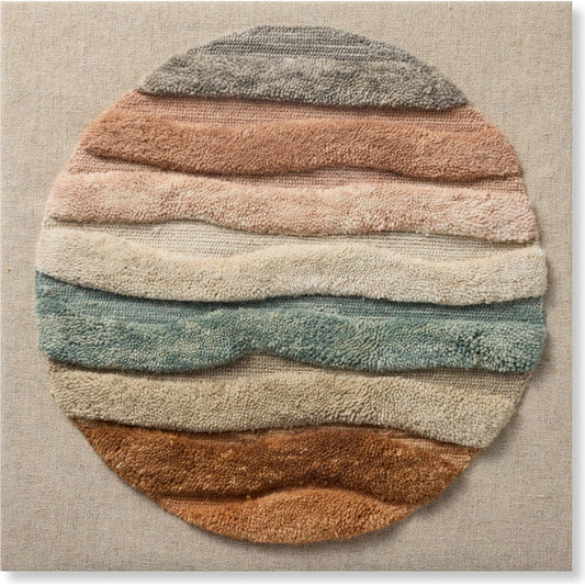 Radia Wall Decor by Loloi in multi. Made from 100% wool in a unique style.
