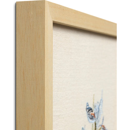 Iris Wall Decor by Loloi in blue, green. Made from 100% cotton in a rustic style.