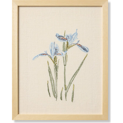 Iris Wall Decor by Loloi in blue, green. Made from 100% cotton in a rustic style.