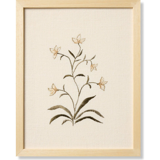 Pixie Flowers Wall Decor by Loloi in beige, green. Made from 100% cotton in a rustic style.