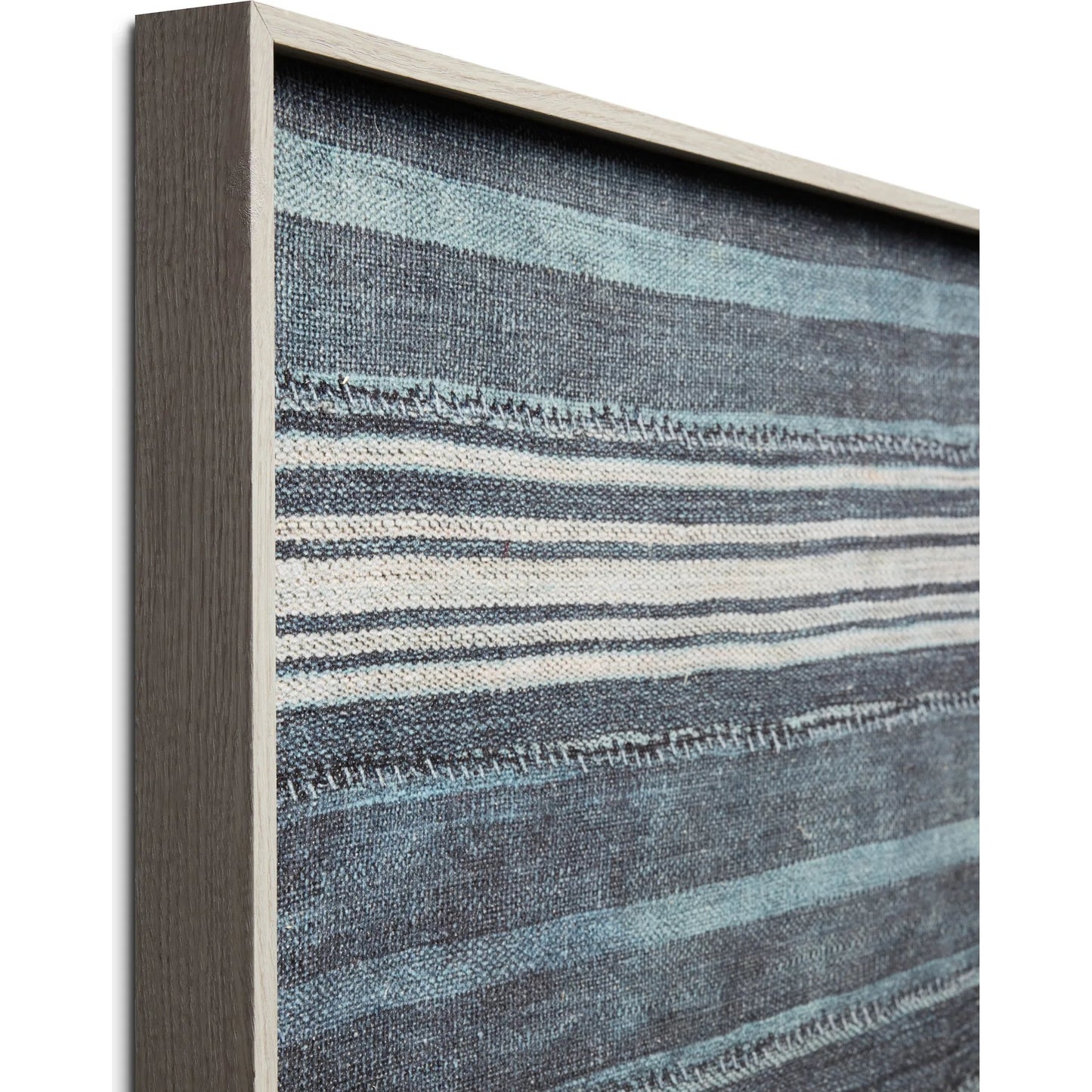 002 SI-2527193 | Closeup | Flow Wall Decor by Loloi in light grey. Made from 100% cotton in a modern style.