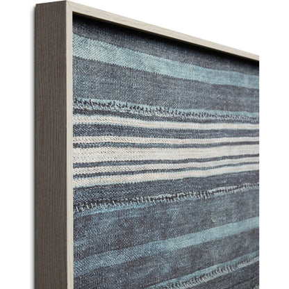 Flow Wall Decor by Loloi in light grey. Made from 100% cotton in a modern style.