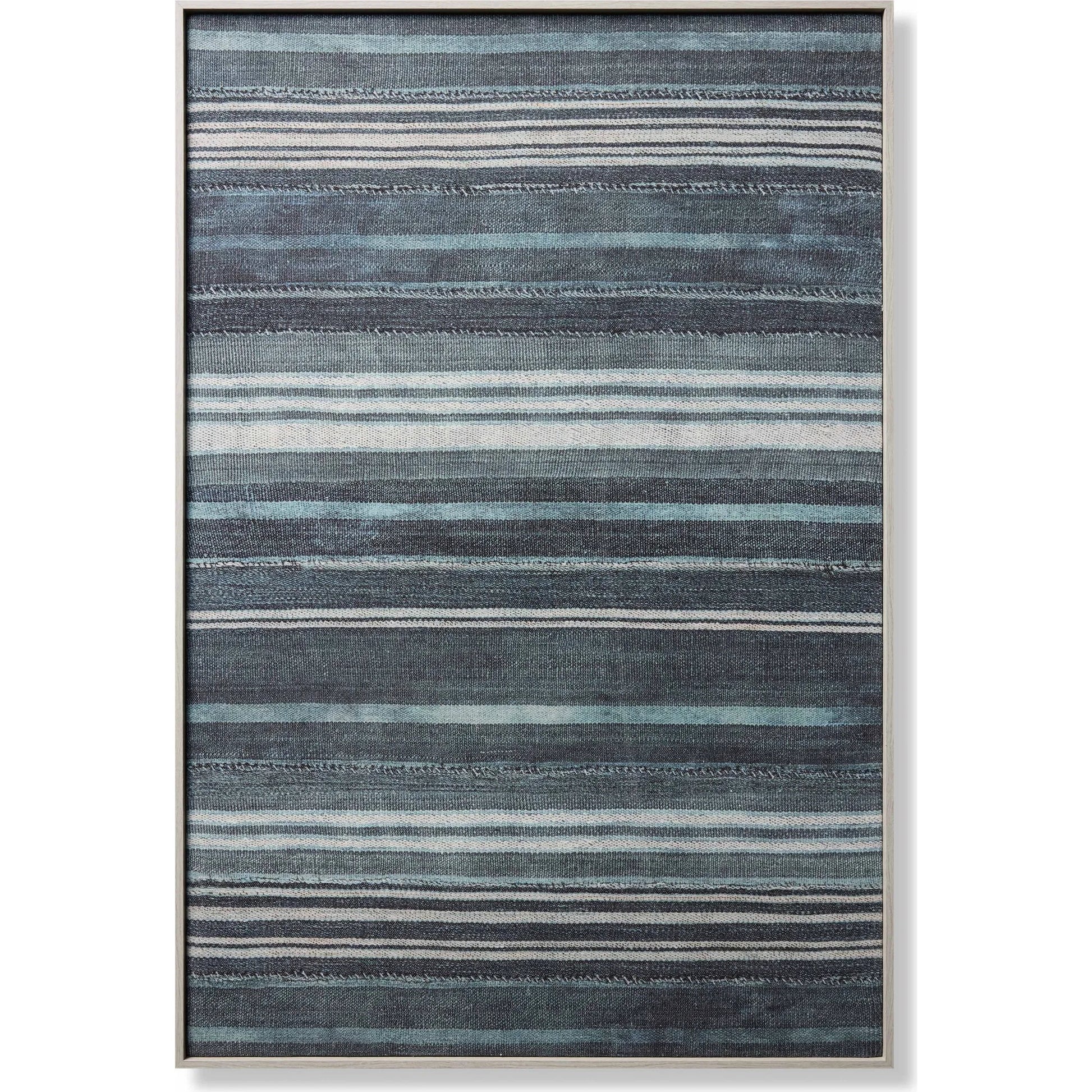 Flow Wall Decor by Loloi in light grey. Made from 100% cotton in a modern style.