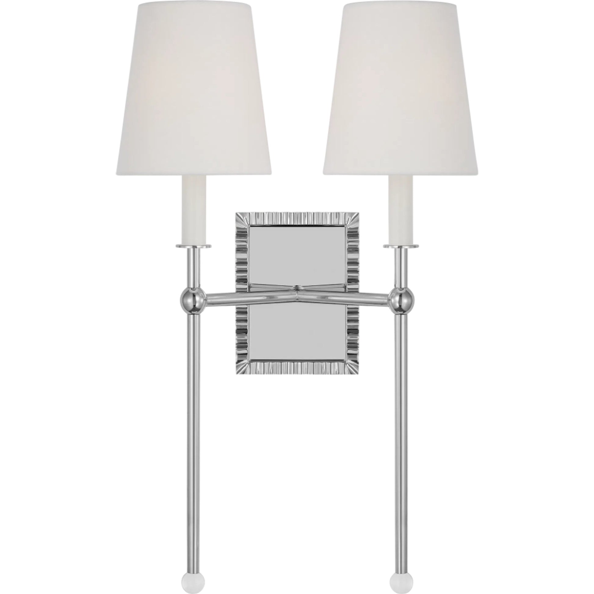 Baxley Double Sconce by Visual Comfort & Co.. Made from steel in a unique style.