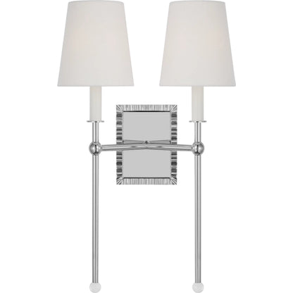 Baxley Double Sconce by Visual Comfort & Co.. Made from steel in a unique style.