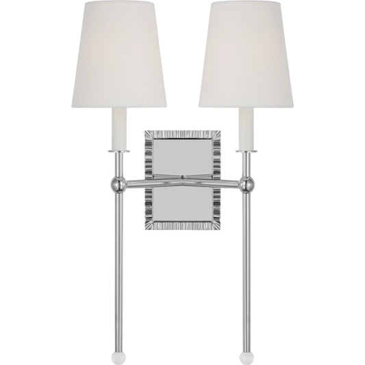 Baxley Double Sconce by Visual Comfort & Co.. Made from steel in a unique style.